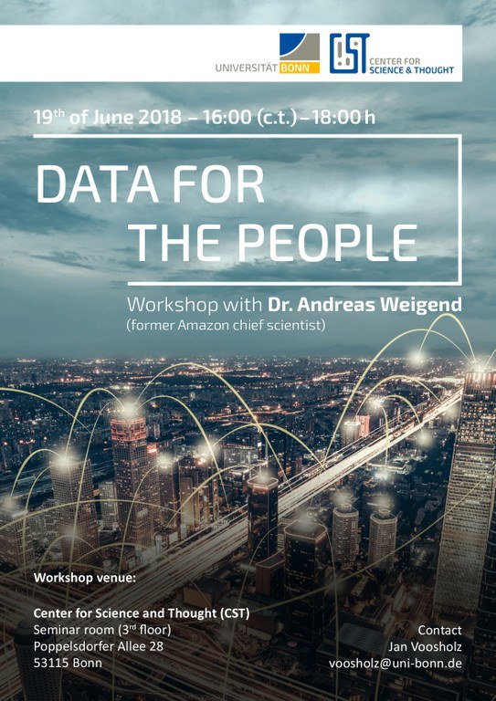 Data for the People – Workshop mit Andreas Weigend
