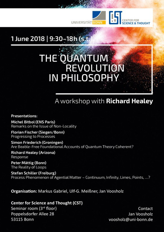 Workshop The Quantum Revolution in Philosophy mit Richard Healey