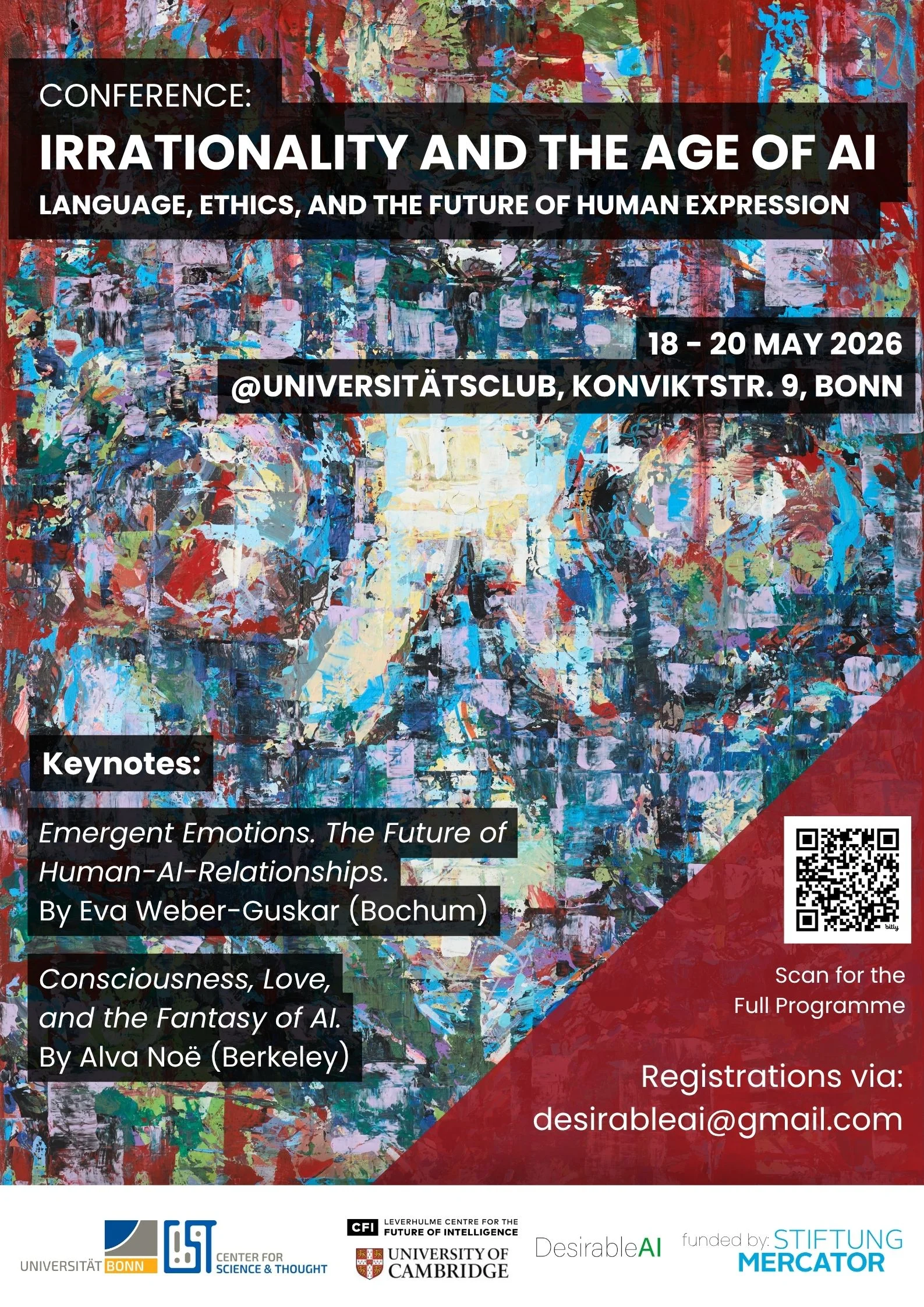 Irrationality and the Age of AI Plakat