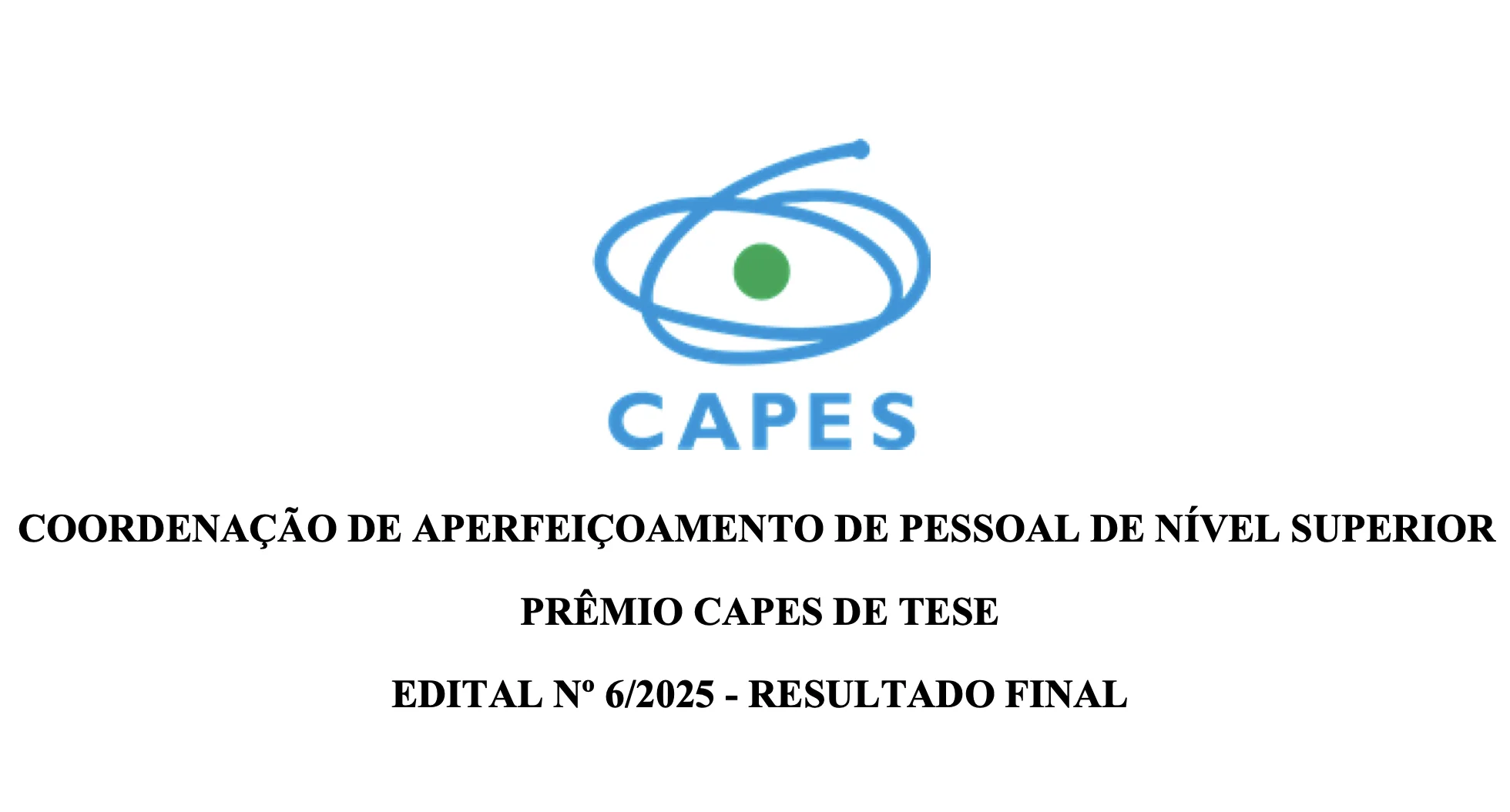 CAPES-Preis 2025